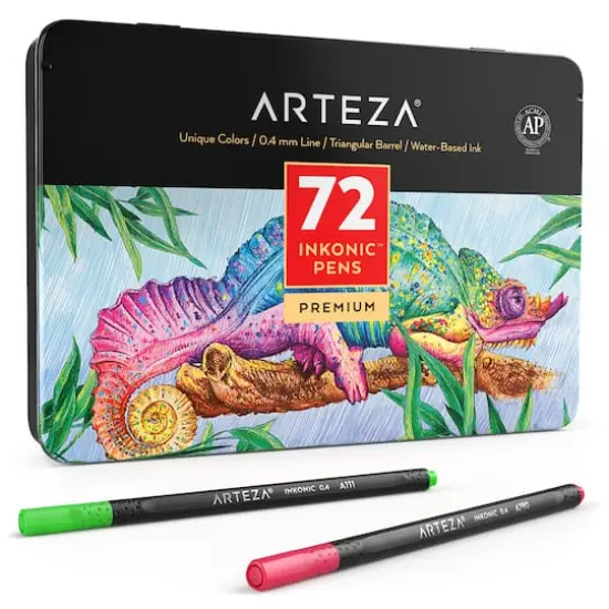 Arteza&reg; Inkonic&reg; 72 Fineliner Pen Set {8}