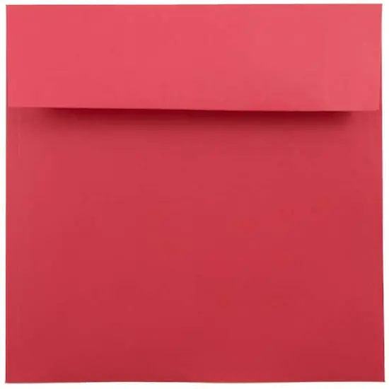 JAM Paper 7.5" x 7.5" Red Square Colored Invitation Envelopes, 25ct. {1}