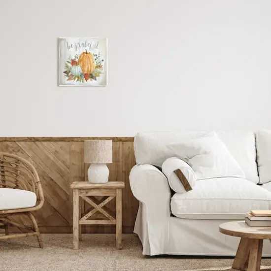 Stupell Industries Be Grateful Autumnal Botanicals Wall Plaque Art {3}