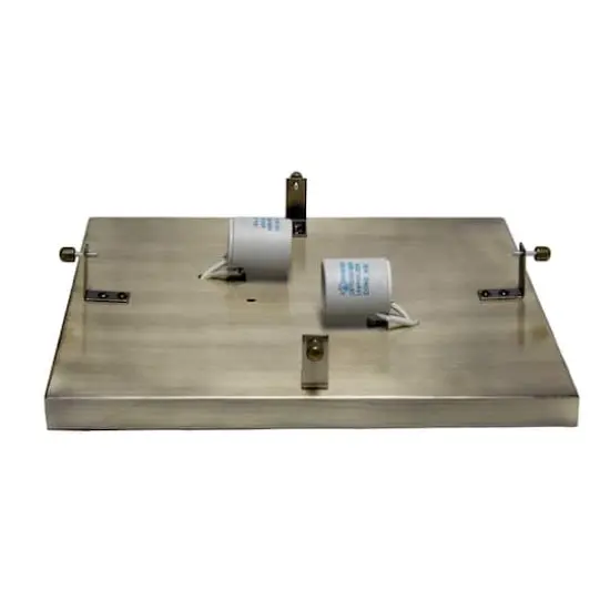 Lalia Home Classix 12" Antique Brass 2-Light Square Flush Mount {7}