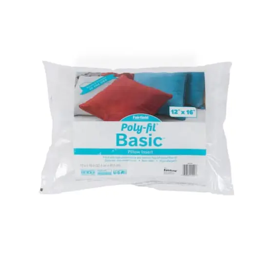 Poly-Fil&reg; Basic&trade; 2ct. Pillow Inserts, 12" x 16" {1}