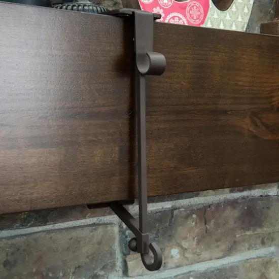 Village Lighting Mantle Garland & Stocking Hanger Brown {8}