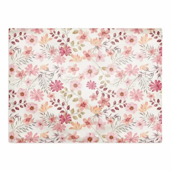 Mother's Day Pink Florals Cotton Twill Placemat {1}