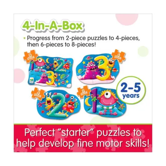 My First Puzzles - 4 In A Box - 123: 20 Pcs {6}