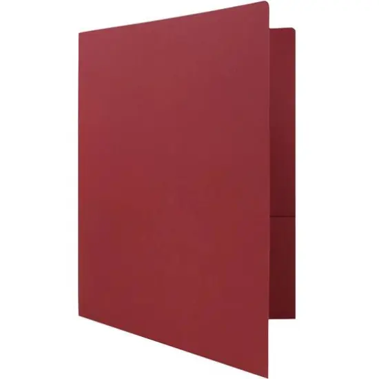 JAM Paper Premium Matte 2-Pocket Folders, 6ct. Dark Red {6}