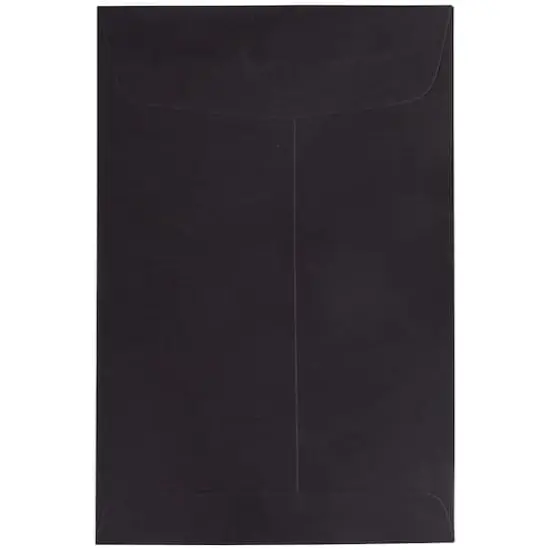 JAM Paper 6" x 9" Black Open End Catalog Envelopes {1}