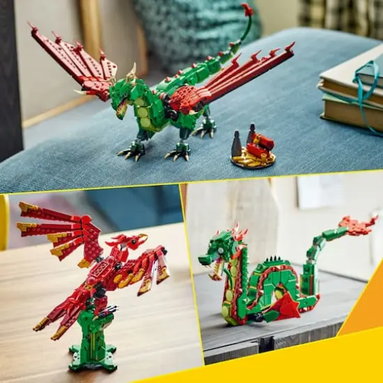 LEGO&reg; Creator 3in1 Medieval Dragon Creature Toy Playset 31161 {7}