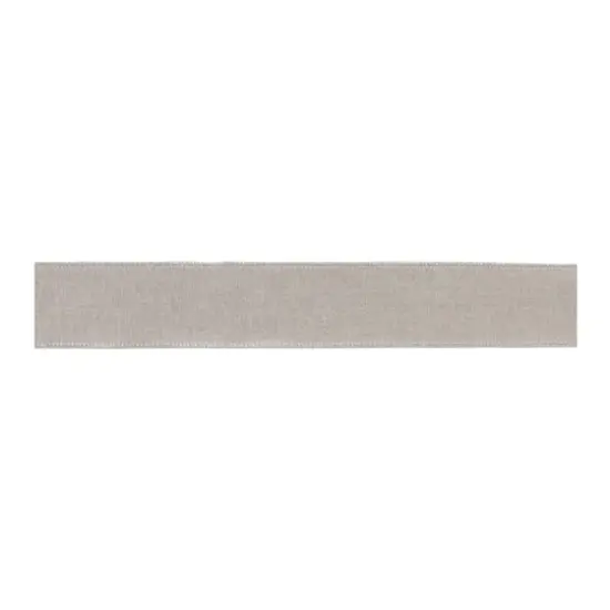 2.5" x 5yd. Beige Cotton Shimmer Wired Ribbon, 2ct. {3}