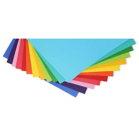 PA Paper&trade; Accents Brights Heavyweight 12" x 12" Cardstock Paper, 48 Sheets {3}