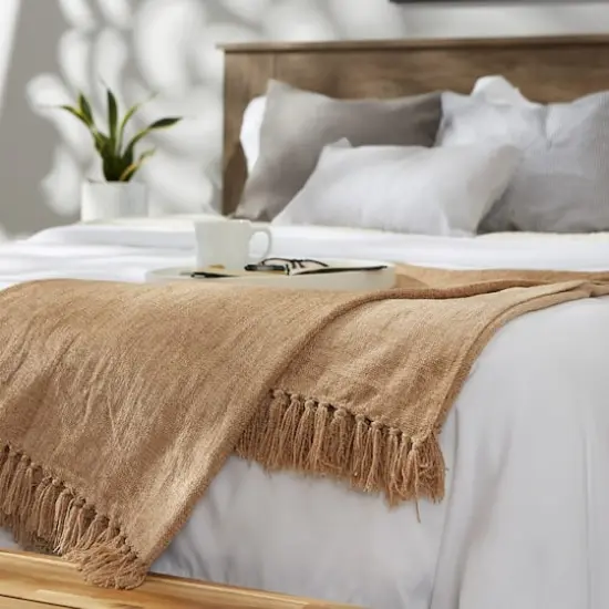 DII&reg; Soft Natural Chenille Throw {7}