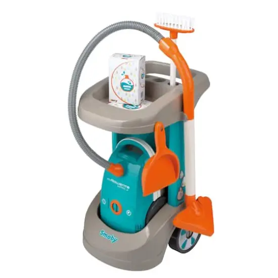 Simba Rowenta Cleaning Trolley with Vacuum Cleaner Toy {1}