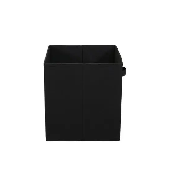 2 Pack Household Essentials 13" Fabric Storage Bins Black {8}
