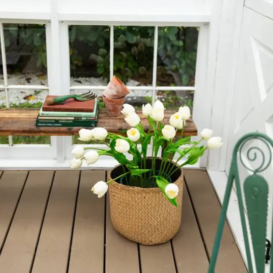 2ft. UV Resistant Artificial Tulip Plant (Indoor/Outdoor) {12}