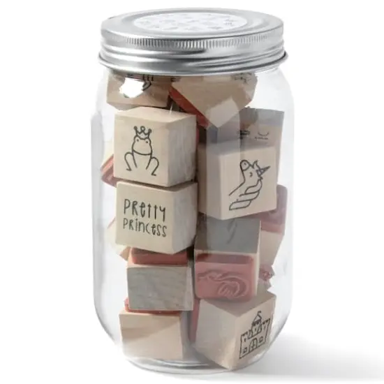 Princess Jar of Wood Stamps by Recollections&trade; {6}