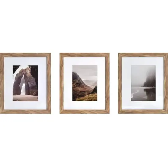3 Pack Gallery&trade; Honey Frame with Mat by Studio D&eacute;cor&reg; {1}
