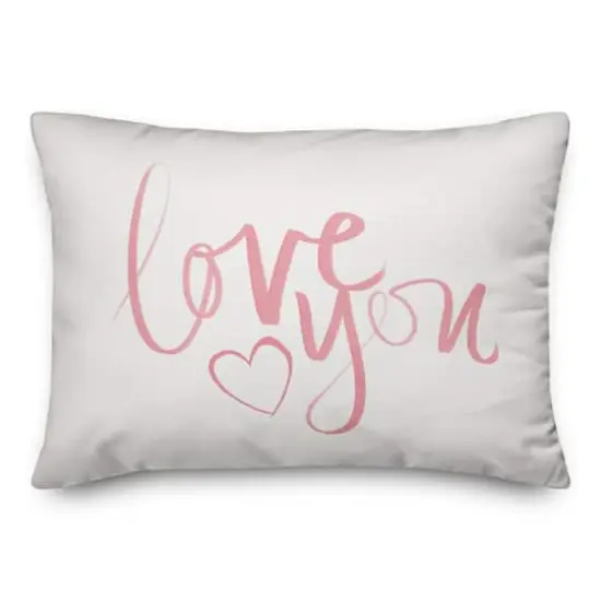 Love You Throw Pillow {1}