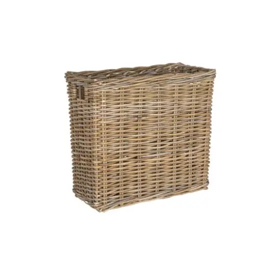 Hello Honey® Natural Rectangular Woven Rattan Nesting Basket Set {4}