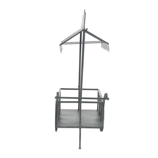 Black Metal Farmhouse Plantstand, 32" x 44" {4}