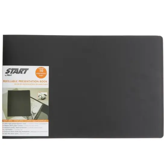 Prat Start Refillable Landscape Spiral Presentation Book, 17" x 11" {1}