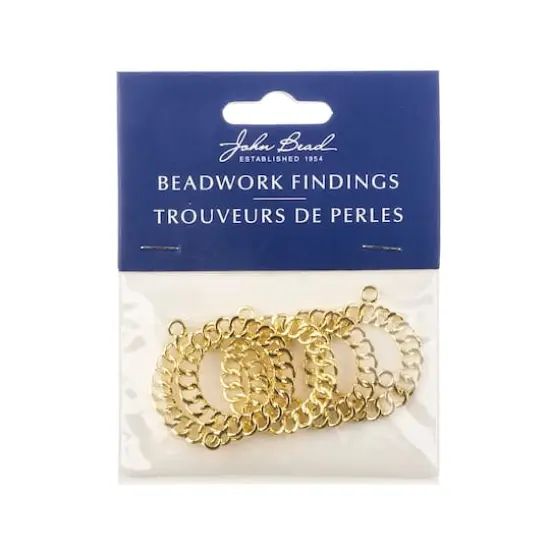 John Bead Beadwork Findings Gold Chain Pendant, 5ct. {4}