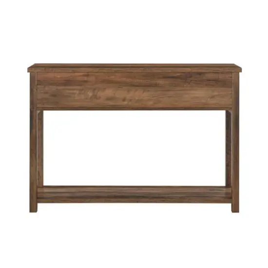 Walker Edison Reclaimed Barnwood Mission Storage Entry Table {8}
