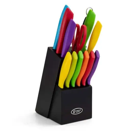 Gibson Home Color Vibes 14-Piece Cutlery Knife Set {1}
