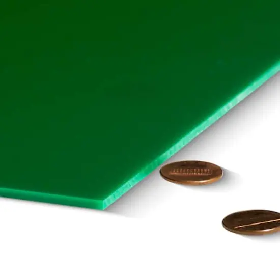 Glowforge&reg; Proofgrade&reg; 8" x 12" Eco Thin Acrylic Sheet Green {4}
