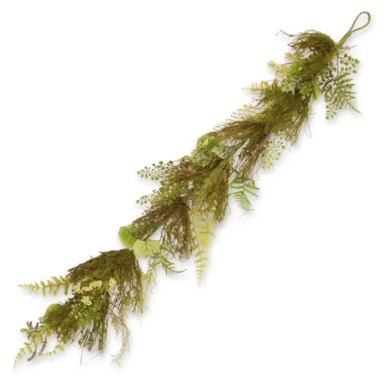 3.75ft. Garden Accents Fern and Lavender Garland {1}