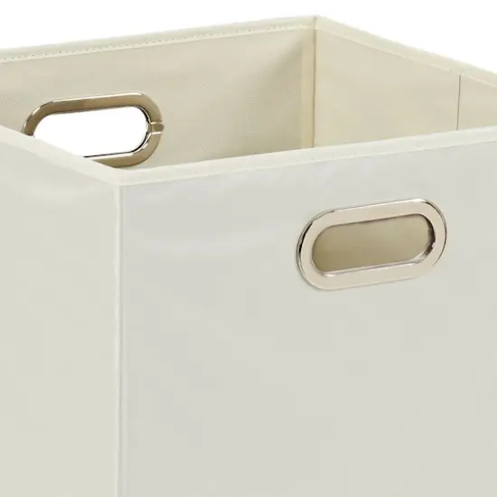 Household Essentials 23" Folding Laundry Hamper White {5}