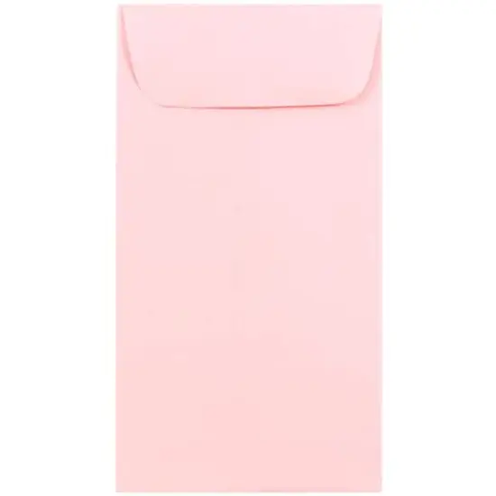 JAM Paper 3.5" x 6.5"Baby Pink Pastel Coin Business Envelopes, 50ct. {1}
