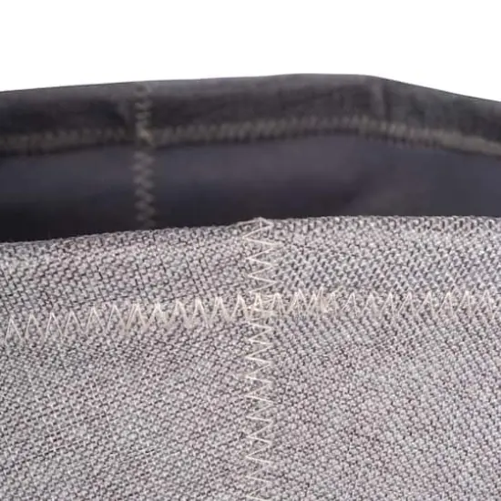 DII&reg; Gray Poly Bin Zig-Zag Stitch Variegated Trapezoid Set {4}