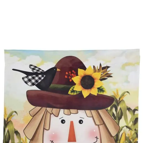 40" x 28" Scarecrow Fall Harvest Outdoor House Flag {6}