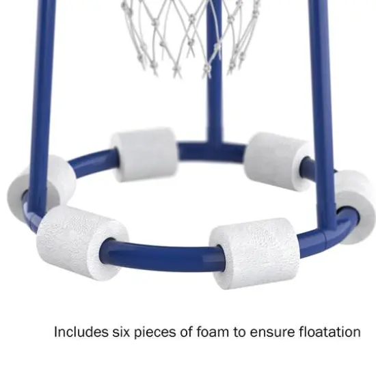 Toy Time Pool Basketball Hoop Set {6}