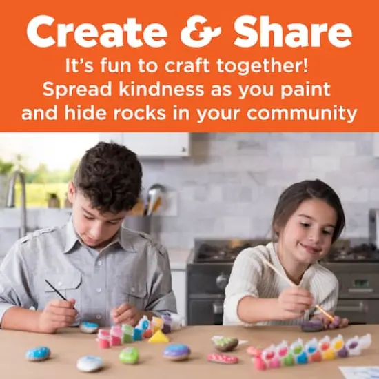 Faber-Castell® Creativity for Kids® Hide & Seek Rock Painting Kit {9}