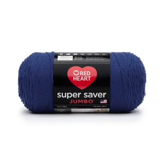 Red Heart&reg; Super Saver&reg; Solid Jumbo Yarn, 14oz. Royal {1}