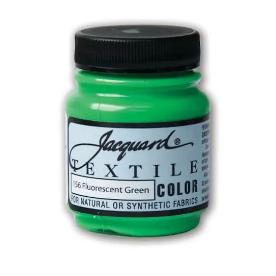 Jacquard&reg; Textile Color, 2.25oz. Fluorescent Green {1}