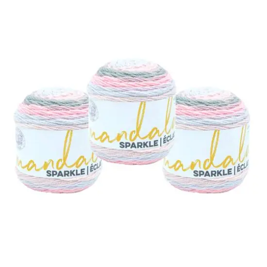 3 Pack Lion Brand&reg; Mandala&reg; Sparkle Yarn Nova {1}