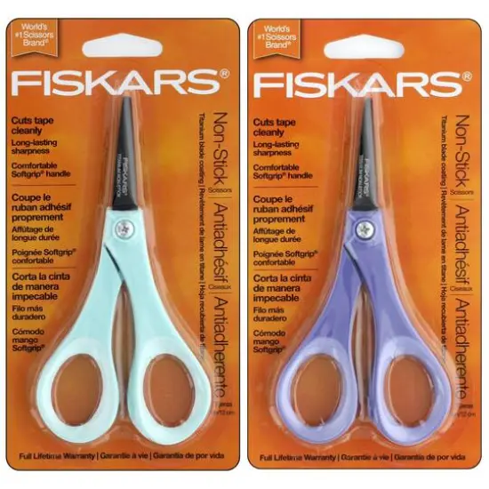 Assorted Fiskars&reg; 5" SoftGrip Non-Stick Scissors {1}