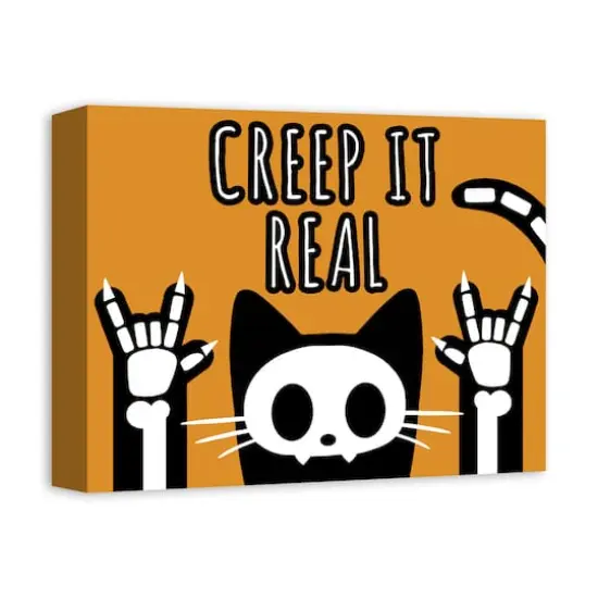 Creep it Real Canvas Wall Art {3}