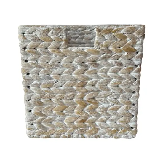 Small Whitewashed Cube Basket by Ashland&reg; {1}