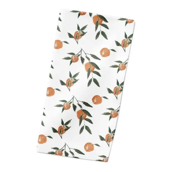 Peachy Pattern 10" x 10" Cotton Twill Napkin {3}