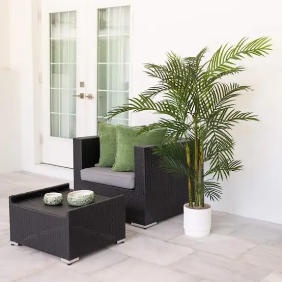 6ft. Potted UV Resistant Areca Palm Tree {3}