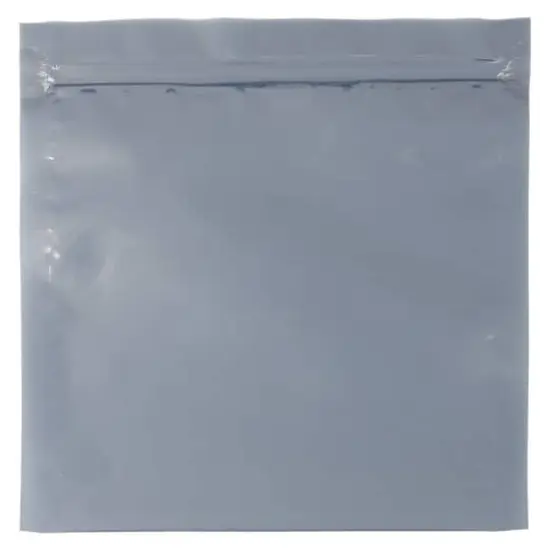 JAM Paper 6" x 6" Clear Square Foil Lined Invitation Envelopes with Zip Closure, 25ct. {1}