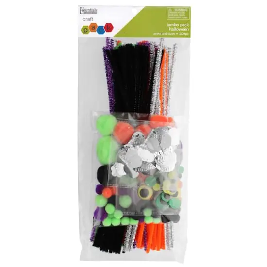 Essentials by Leisure Halloween Arts Jumbo Craft Pack, 300ct. {1}