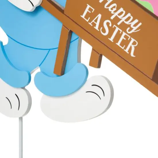 Glitzhome&reg; 30.5" Easter Bunny Cart Wooden D&eacute;cor {7}