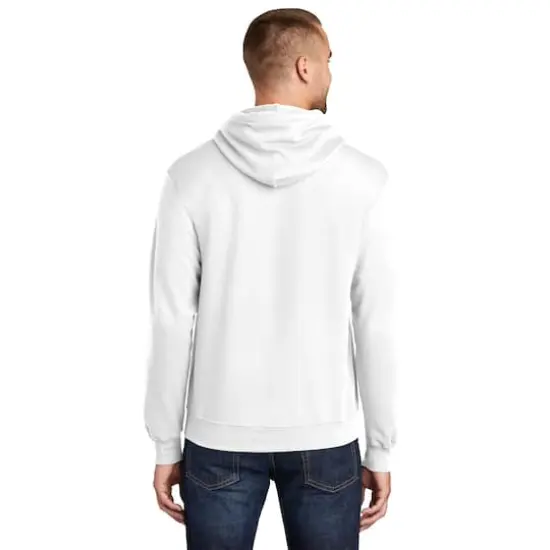 Port & Company® Tall Core Fleece Pullover Hooded Sweatshirt White {5}