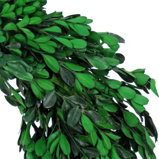 18" Spring Boxwood Wreath {4}