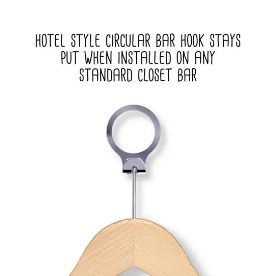 Honey Can Do Hotel Suit Maple Wood Hangers, 24ct. {3}