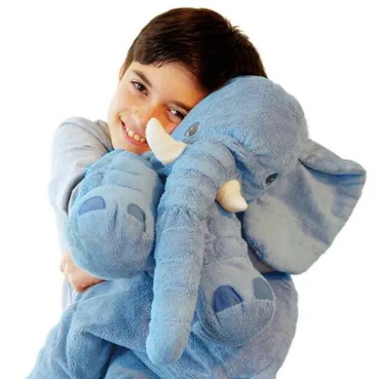 Toy Time Blue Stuffed Elephant Plush Friend {5}