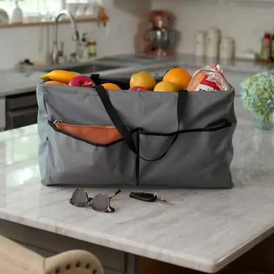 Household Essentials 22" All Purpose Utility Tote Gray {4}